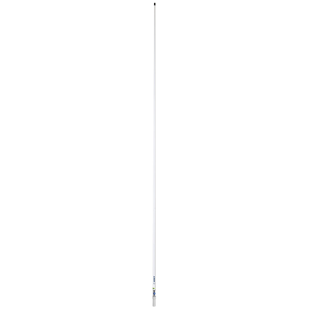 Scout 8' QuickFit White VHF Antenna with 5M Cable + FME Quick 6 Foam Filled 6db Solid Brass & Copper Element