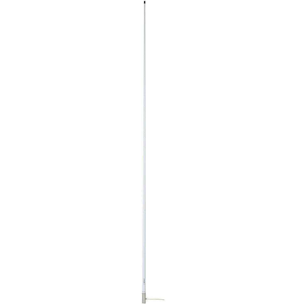 Scout 8' White VHF Antenna 6dB Stainless Steel Ferrule with 5M RG-58 Coax Includes PL-259 KS-42