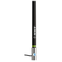 Scout 8' Black VHF Antenna 6dB Heavy Stainless Steel Ferrule with 6M RG-8x Includes PL-259 Heavy Duty Offshore Antenna KS-43
