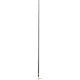 Scout 8' Black VHF Antenna 6dB Heavy Stainless Steel Ferrule with 6M RG-8x Includes PL-259 Heavy Duty Offshore Antenna KS-43