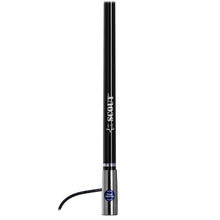 Scout Titan Series 4' Black VHF Antenna 3dB Stainless Steel Ferule with 5M RG-58 Includes PL-259