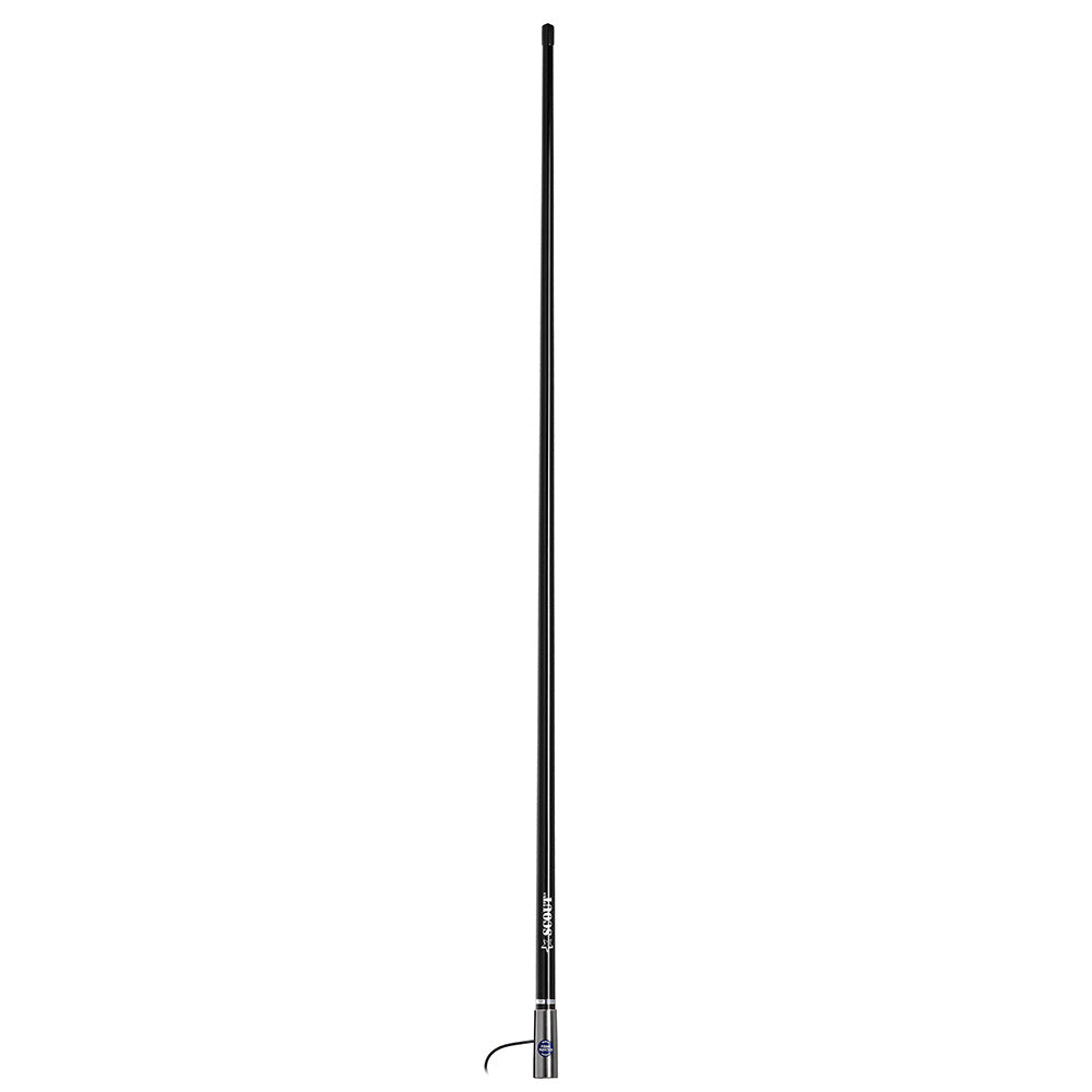 Scout Titan Series 4' Black VHF Antenna 3dB Stainless Steel Ferule with 5M RG-58 Includes PL-259