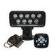 ACR RCL-100 LED Black Searchlight with URP-103 Wired Point Pad, URC-104 Master Controller