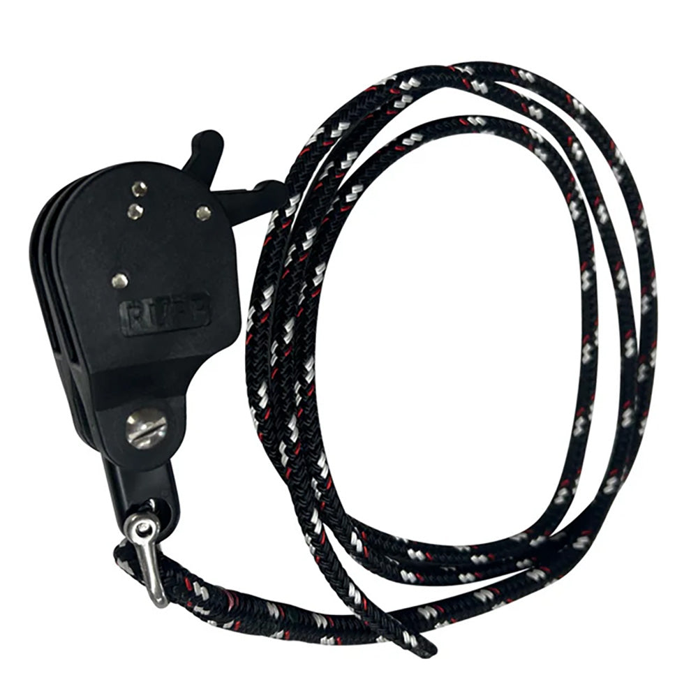 Rupp Double Halyard Line Lock with Rope & Shackle
