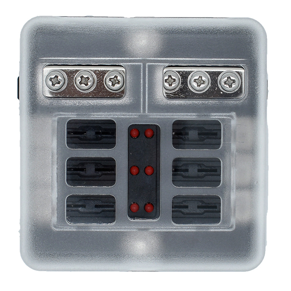 Bluewater 6 Position Fuse Block with LEDs