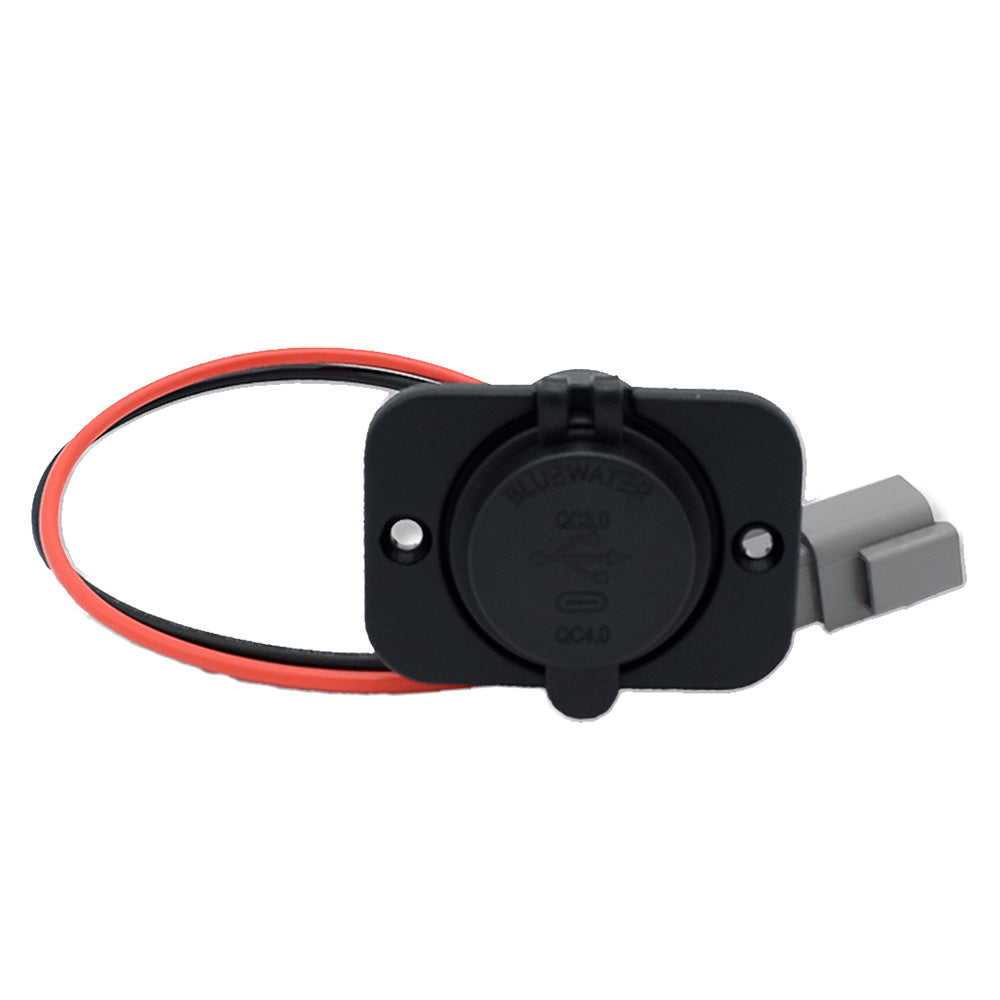 Bluewater USB/USB-C with Deutsch Connector & Plate