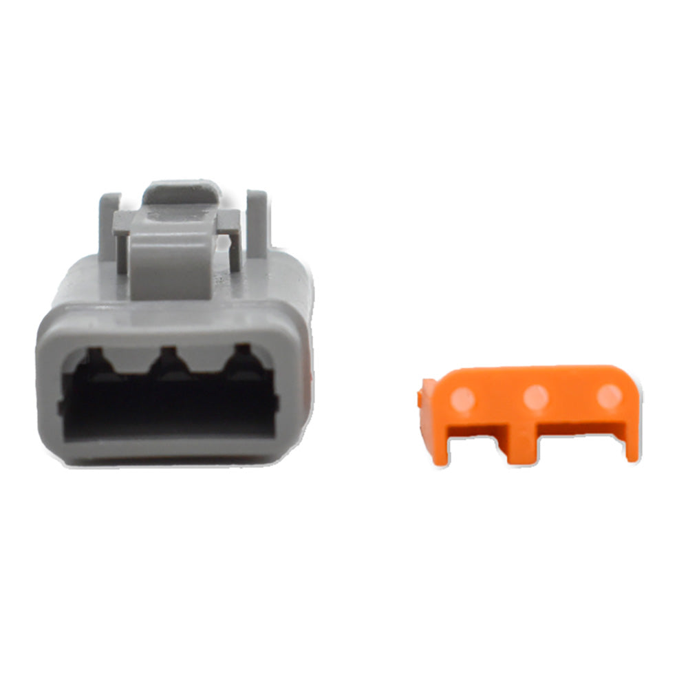 Bluewater 3 Position DTM Female Connector with Wedge Lock