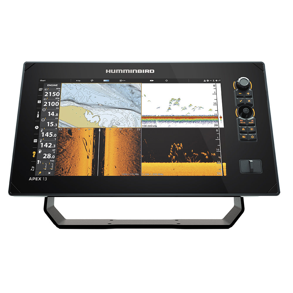 Humminbird APEX® 13 VX MSI+ Chartplotter/Fishfinder with Transom Mount Transducer