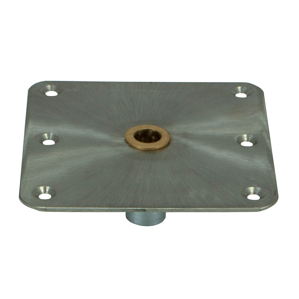Springfield KingPin™ Standard Square Steel Base with Brass - 7"x7"