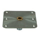 Springfield KingPin™ Standard Square Steel Base with Brass - 7"x7"
