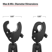 RAM Mount RAM® Trolling Motor Stabilizer with Tough-Claw™ 1” - 1.6” Clamp Bases