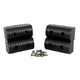 Caliber BunkWrap End Cap 2x4" Black Accessory Kit with Stainless Steel Hardware *4-Pack