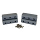 Caliber BunkWrap End Cap 2x6" Grey Accessory Kit with Stainless Steel Hardware *4-Pack