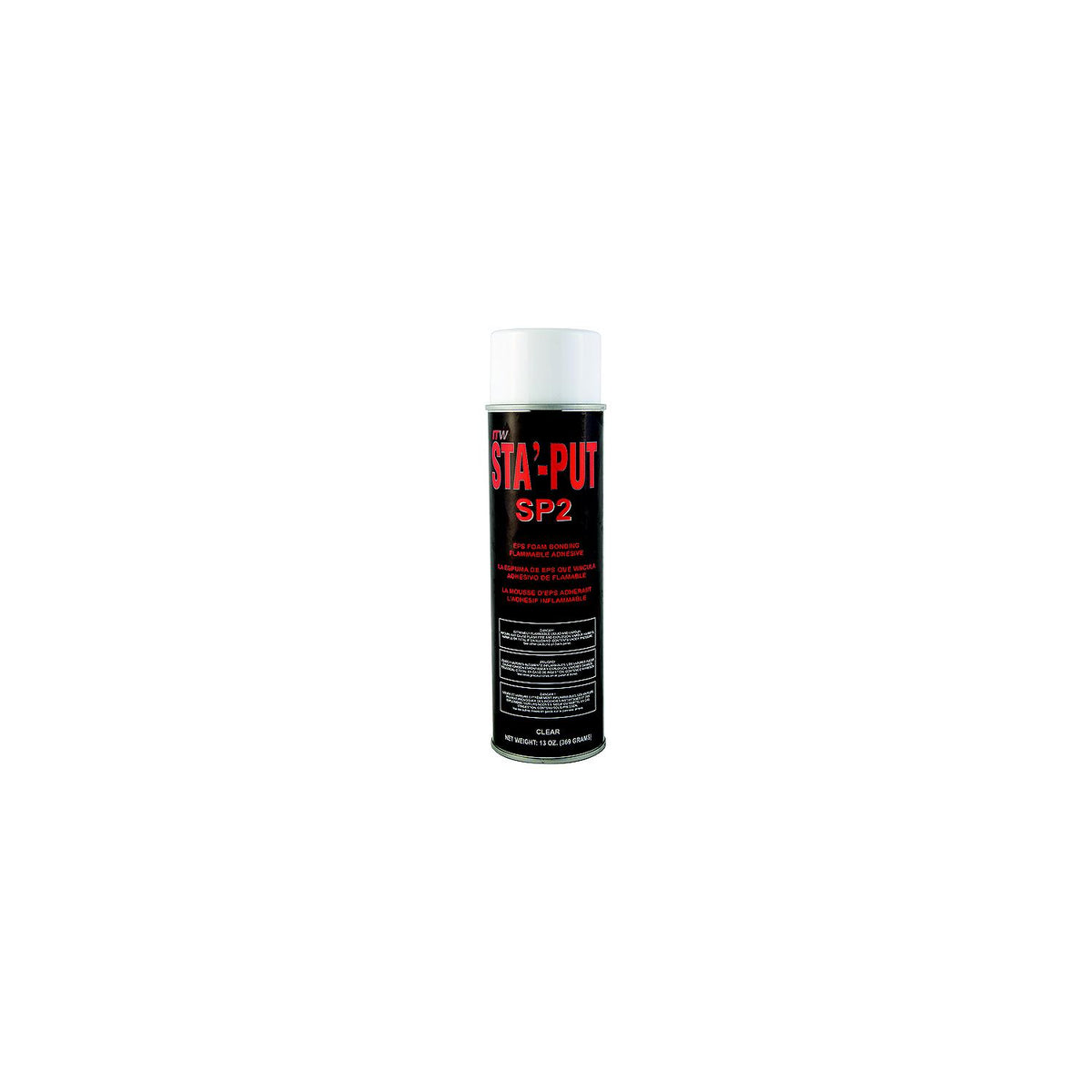 A P Products Sta'-Put StaPut SP2 Spray Adhesive, Clear, 12 oz.