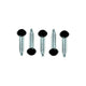 AP Products Pan Head Tri-Screw Self-Drilling, 8 x 1, Black, 500/pk