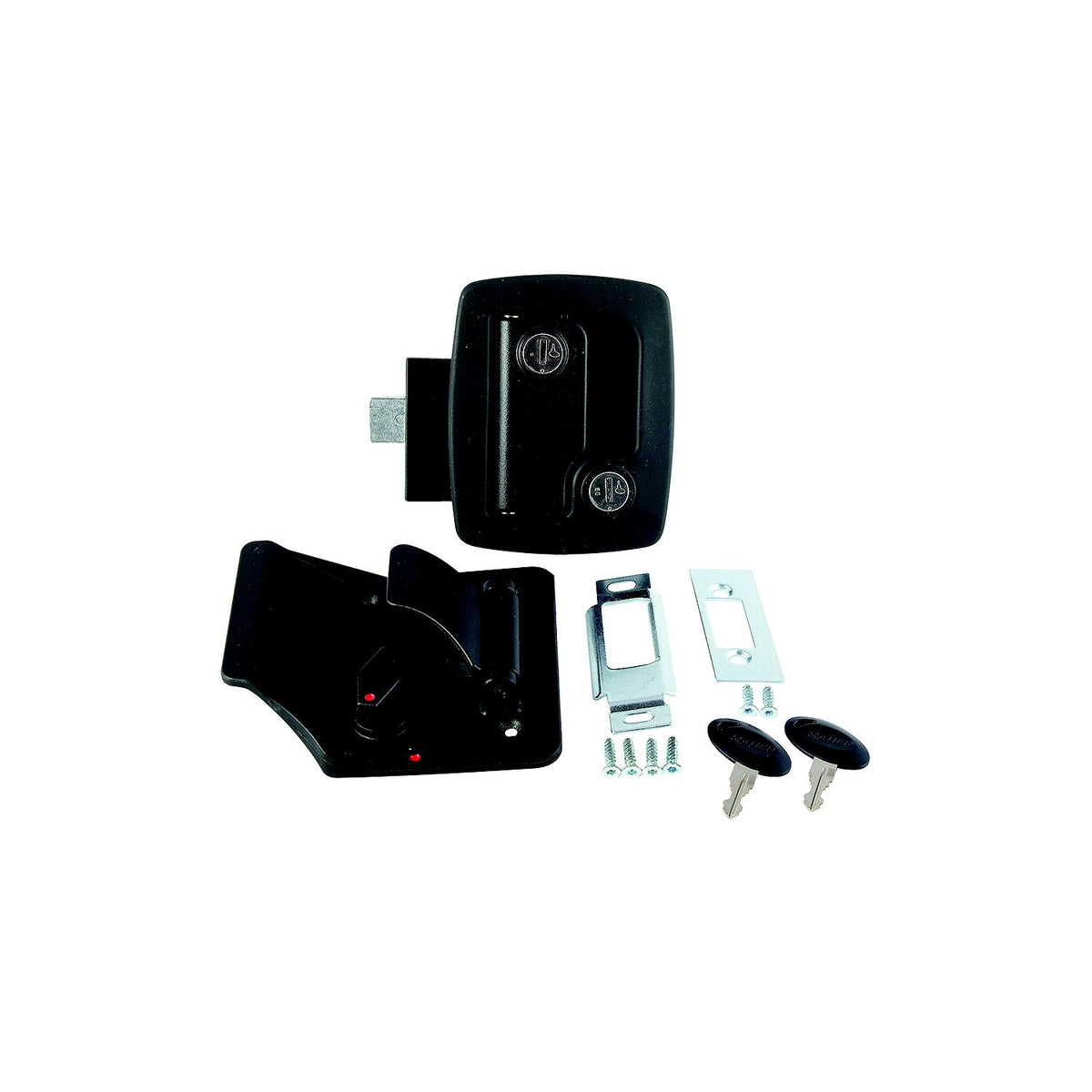 AP Products Bauer Standard Entrance Travel Trailer Lock - Black