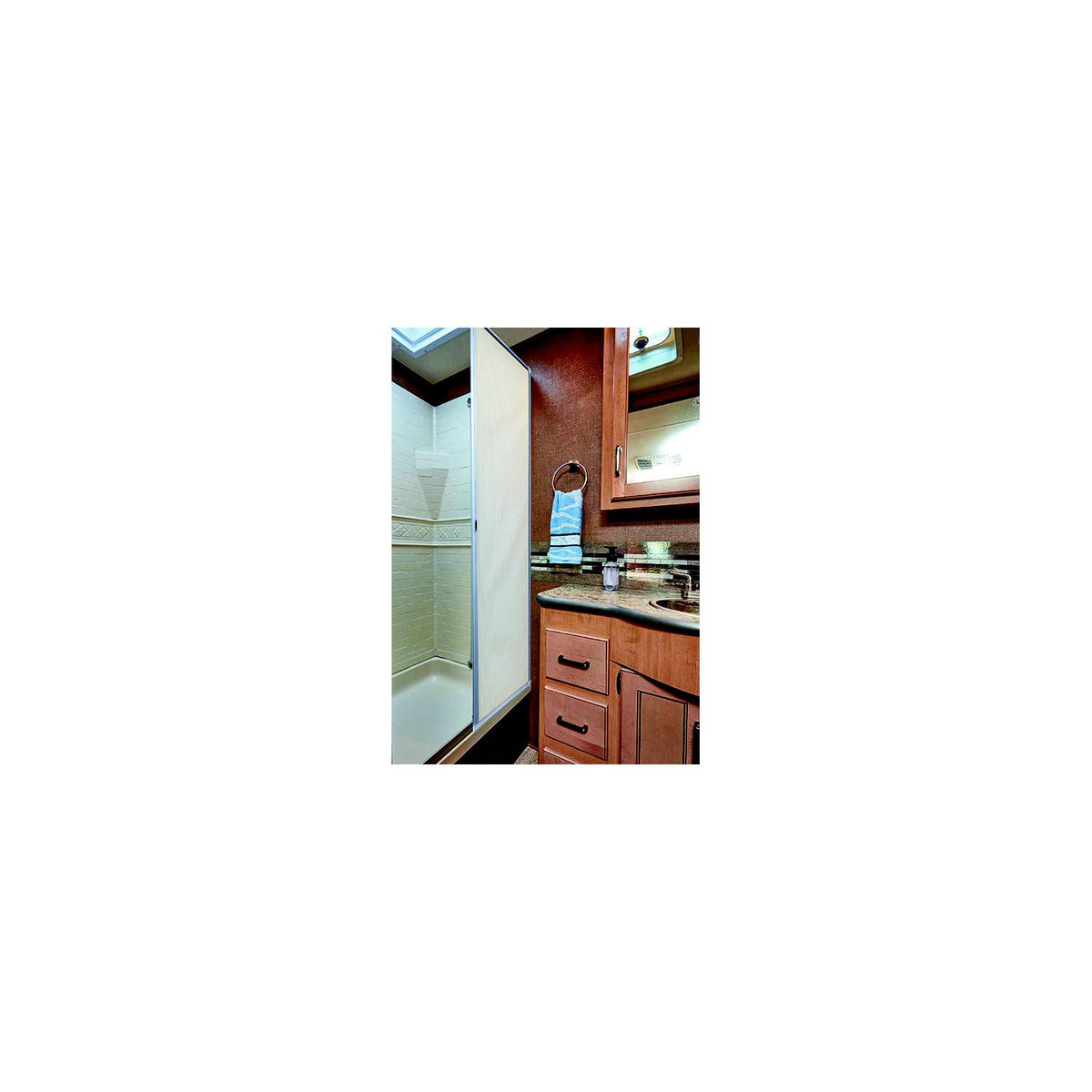 AP Products Slow-Roll RV Shower Screen, 36" x 64"