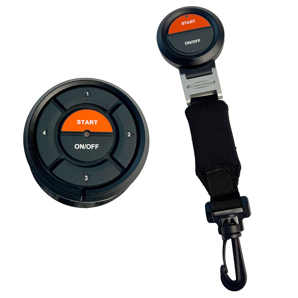 CoastKey Standard Twin Mercury Engine Keyless Ignition with Keyless Stop/Start, Remote Stop/Start, & Ecos