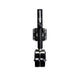 Powerwinch Select Series Jack - 1500lb, Weld-On, Double Wheel, Carbon Black