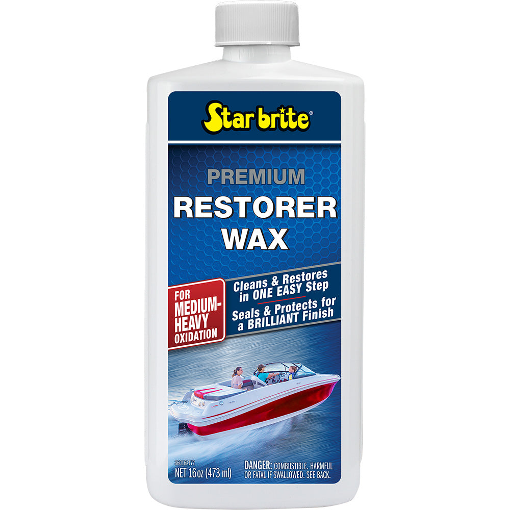 Star Brite Premium Restorer Wax for Medium to Heavy Oxidation - 16 oz