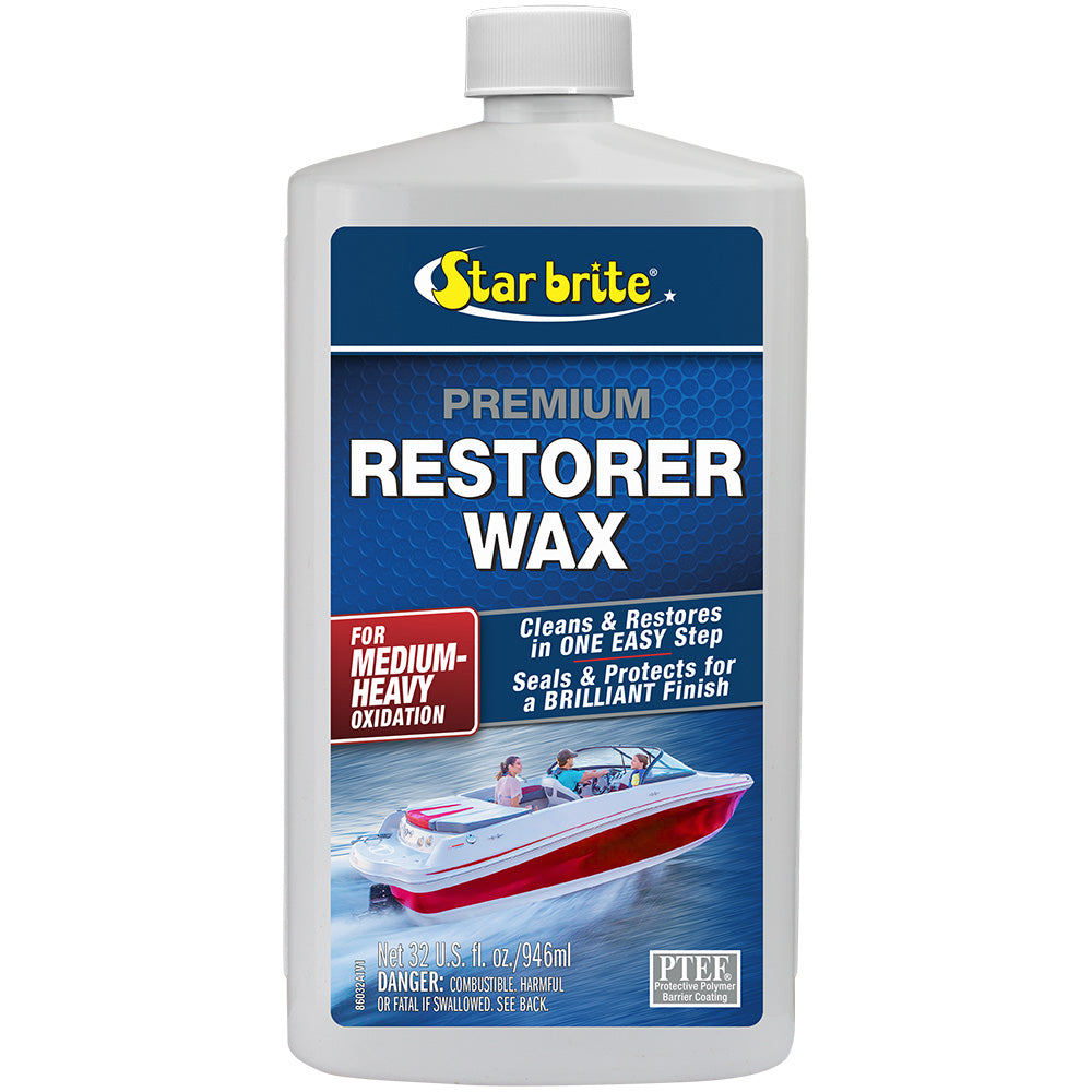 Star Brite Premium Restorer Wax for Medium to Heavy Oxidation - 32 oz