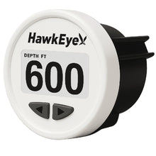 HawkEye DepthTrax® Edge In-Dash Depth Finder - HD Color Display - 600' Max Depth - TM Transducer
