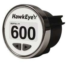 HawkEye DepthTrax® Edge In-Dash Depth Finder - HD Color Display - 600' Max Depth - TM Transducer