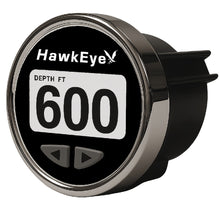 HawkEye DepthTrax® Edge In-Dash Depth Finder - HD Color Display - 600' Max Depth - TM Transducer