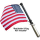 TACO Carbon Fiber Flag Pole with J-Lock System - 26"