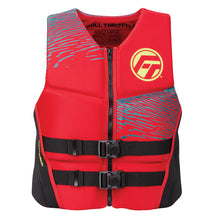 Full Throttle Men's Rapid-Dry Flex-Back Life Jacket - M - Red/Black