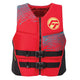 Full Throttle Men's Rapid-Dry Flex-Back Life Jacket - L - Red/Black