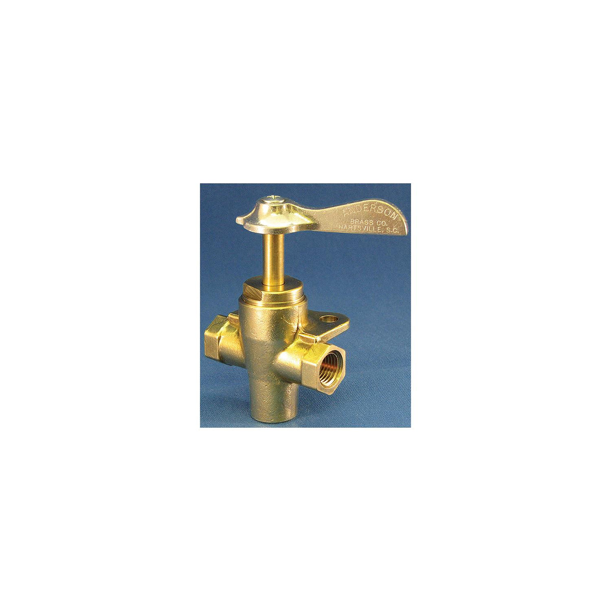 Moeller Brass Three-Way Valve, 1/4" FNPT