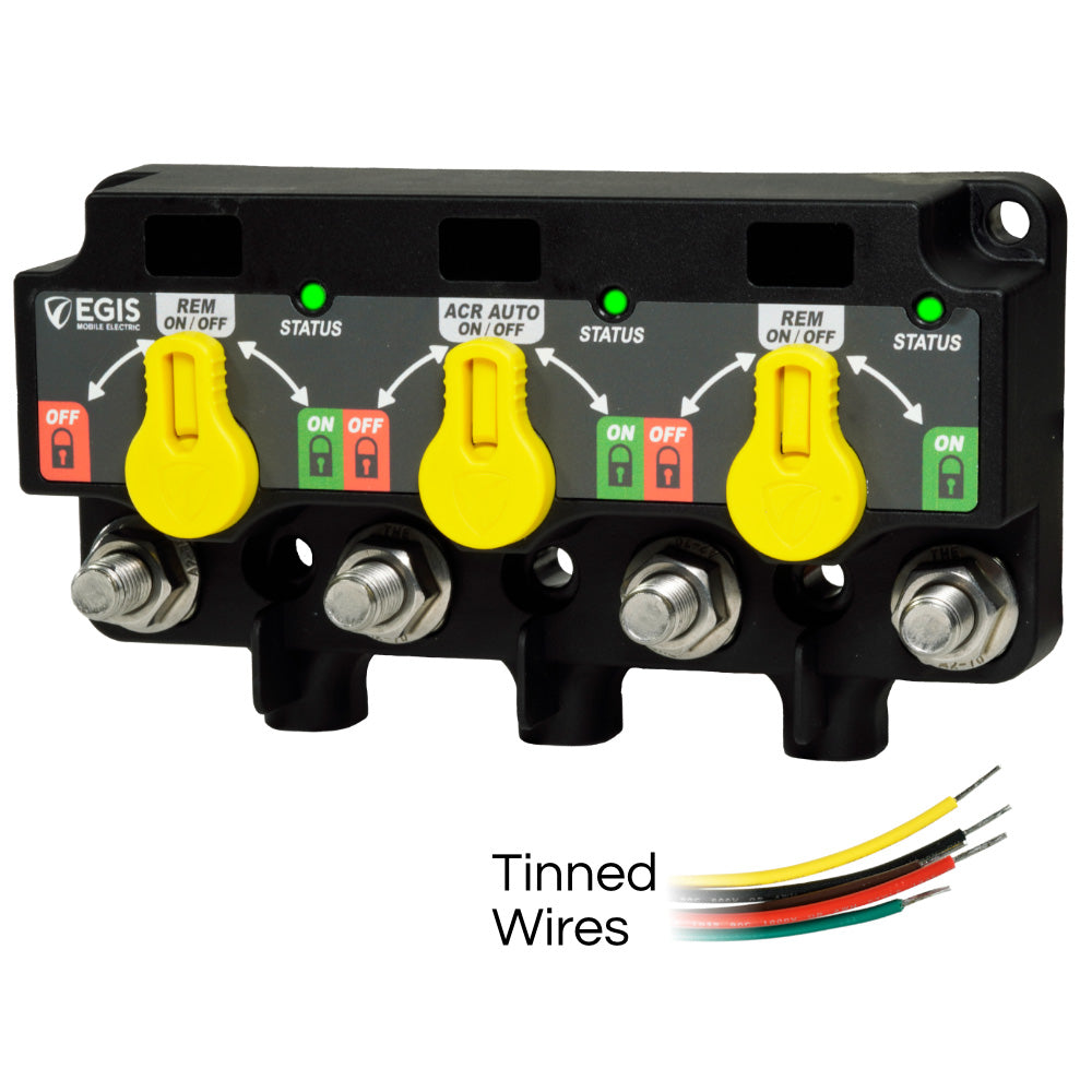 Egis XD Flex 1 Triple Relay/ACR/LVD with Knob - Tinned Wires
