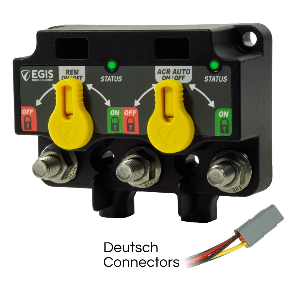 Egis XD Flex 1 Dual Relay/ACR with Knob - 6-Pin DTM Connector