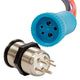 Bluewater 22MM Programmable Waterproof Nav/Anc Blue/Green/Red Switch with Breaker
