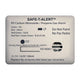 Safe-T-Alert 25 Series Surface Mount Dual Carbon Monoxide/Propane Alarm - 12V Hardwire - White
