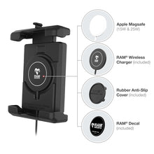 Ram Mount RAM® Quick-Grip™ Pro XL with Ball & Qi2 15W Wireless Charger