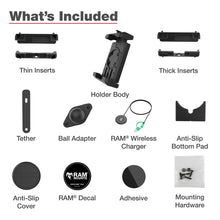 Ram Mount RAM® Quick-Grip™ Pro XL with Ball & Qi2 15W Wireless Charger
