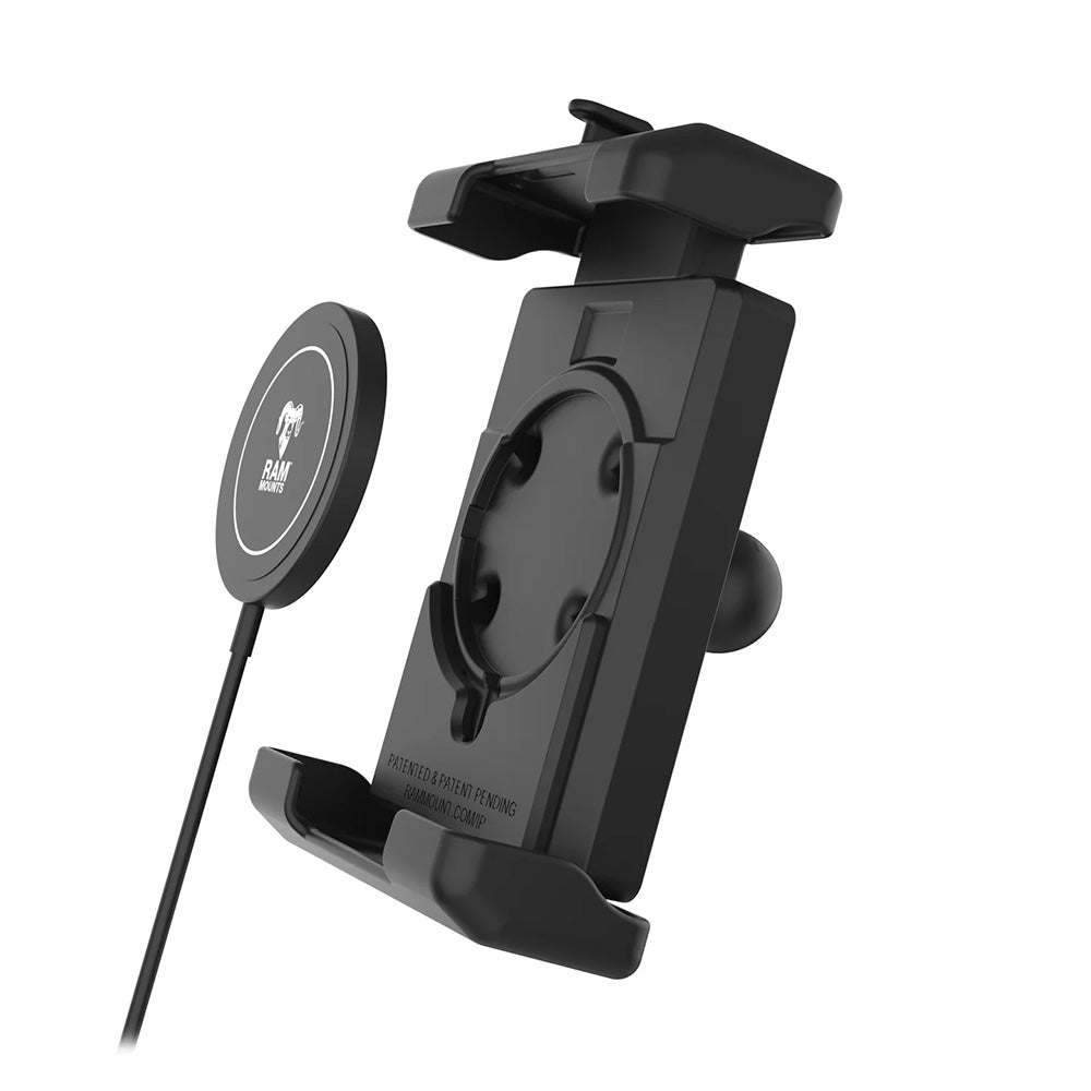 Ram Mount RAM® Quick-Grip™ Pro XL with Ball & Qi2 15W Wireless Charger