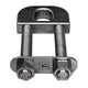 Ti-Tackle Titanium Bow D Ring - 4" Long Stud