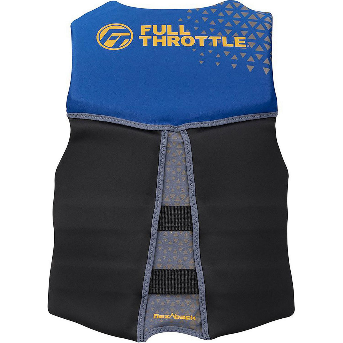 Full Throttle Rapid Dry Flex Back Life Jacket, Blue, M, 90 + lbs.
