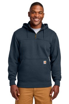 Carhartt - Rain Defender Paxton Heavyweight Hood Zip Mock Sweatshirt CT100617 / New Navy / L