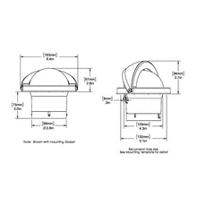 Ritchie SS-2000W SuperSport Compass - Flush Mount - White