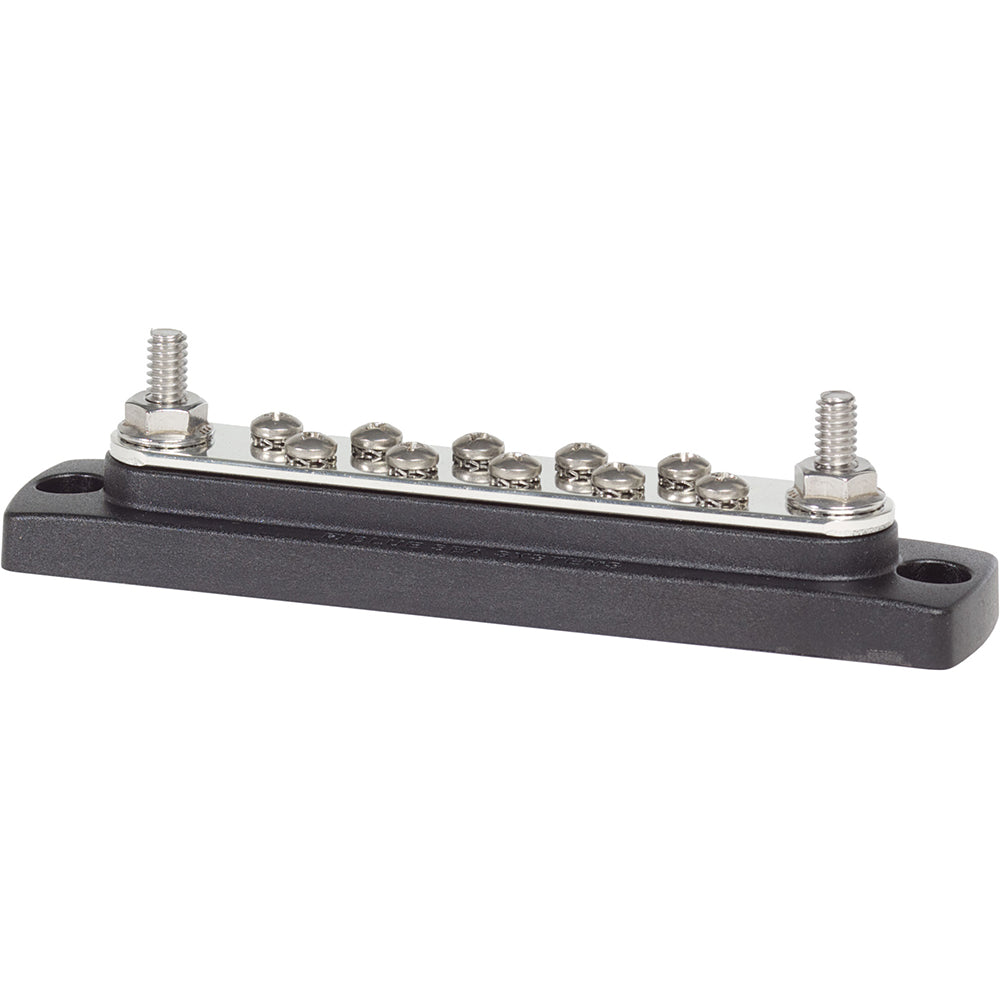 Blue Sea Systems 2301 150AMP Common BusBar 10 x #8-32 Screw Terminal