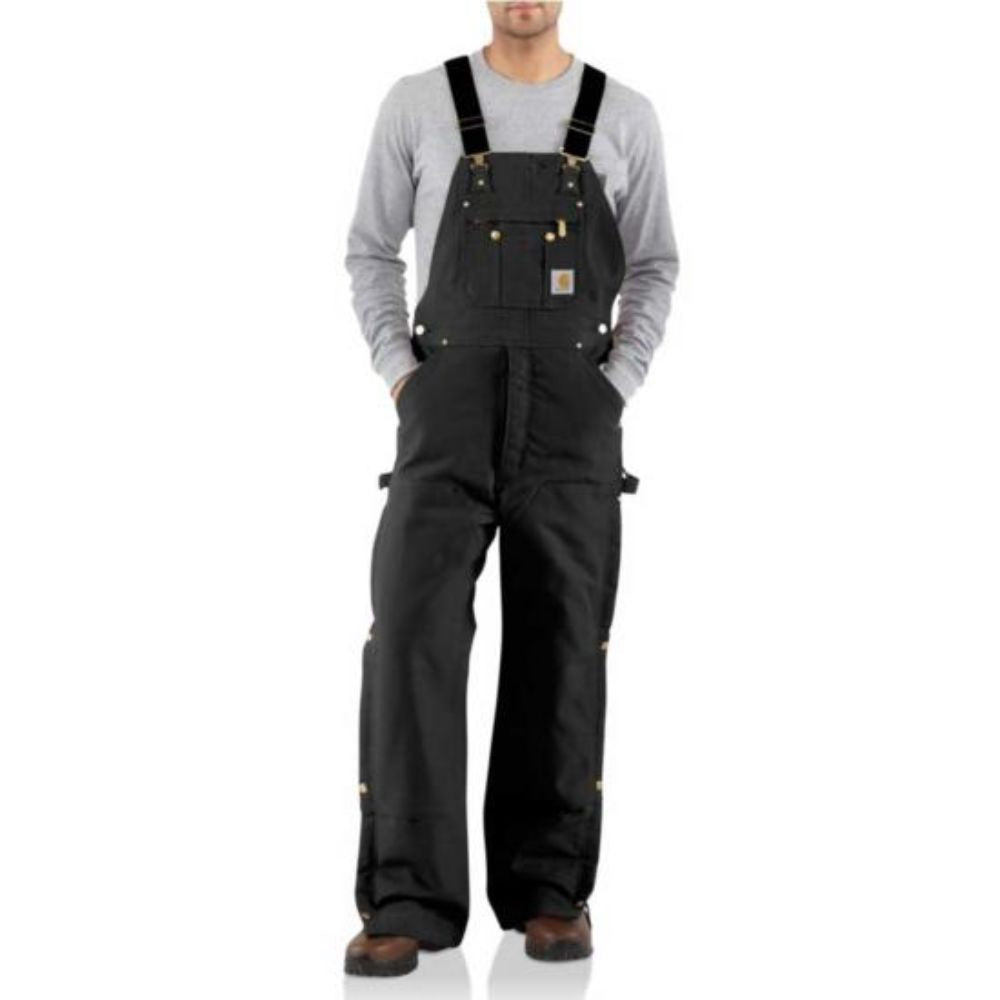Carhartt - Duck Zip-to-Thigh Bib Overall Quilt Lined