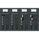 Blue Sea Systems 8086 AC 3 Sources +12 Positions/DC Main +19 Position Toggle Circuit Breaker Panel - White Switches
