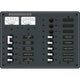 Blue Sea Systems 8076 AC Main +11 Positions Toggle Circuit Breaker Panel - White Switches