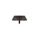 Attwood Marine Lock'N-Pin 3/4" Pin Seat Mount Black E-Coated with Spring