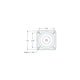 Attwood Marine Lock'N-Pin 3/4" Pin Seat Mount Black E-Coated without Spring
