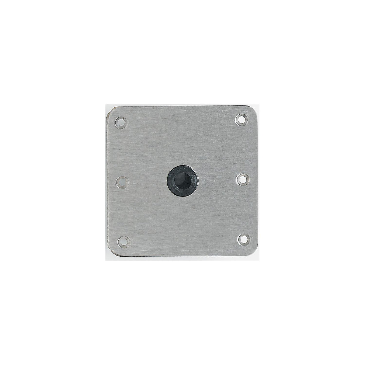 Attwood Marine Lock'N-Pin 3/4" Base Plate 7" x 7" Non-Threaded Stainless Steel with Nylon Bushing